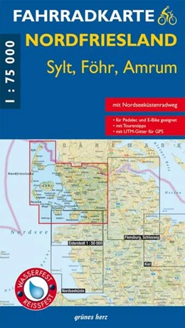 Abbildung von Fahrradkarte Nordfriesland - Sylt, Föhr, Amrum | 2. Auflage | 2023 | beck-shop.de