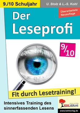 Abbildung von Stolz / Kohl | Der Leseprofi - Fit durch Lesetraining / Klasse 9-10 | 1. Auflage | 2023 | beck-shop.de