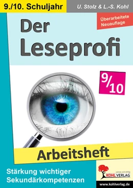 Abbildung von Stolz / Kohl | Der Leseprofi / Arbeitsheft - Fit durch Lesetraining / Klasse 9-10 | 1. Auflage | 2023 | beck-shop.de