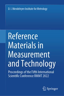Abbildung von Sobina / Medvedevskikh | Reference Materials in Measurement and Technology | 1. Auflage | 2024 | beck-shop.de