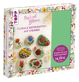 Abbildung von Blum | Kreativ-Set: Sag's mit Blumen - Florale Botschaften auf Steinen. Mit Anleitungsbuch und Material | 2. Auflage | 2024 | beck-shop.de