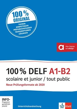 Abbildung von Bosse / Cravageot | 100% DELF A1-B2 scolaire et junior / tout public | 1. Auflage | 2024 | beck-shop.de