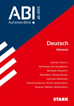 Abbildung von STARK Deutsch - Abi - Auf einen Blick! 2025 Hessen | 1. Auflage | 2024 | beck-shop.de