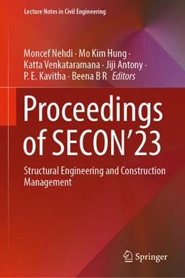 Abbildung von Nehdi / Hung | Proceedings of SECON'23 | 1. Auflage | 2023 | beck-shop.de
