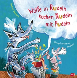 Abbildung von Duckstein | Wölfe in Rudeln kochen Nudeln mit Pudeln - Würzige Tierreime mit Rätselsalat | 1. Auflage | 2024 | beck-shop.de