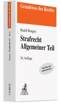 Abbildung von Rengier | Strafrecht Allgemeiner Teil: Strafrecht AT | 16. Auflage | 2024 | beck-shop.de