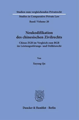 Abbildung von Qu | Neukodifikation des chinesischen Zivilrechts. | 1. Auflage | 2023 | beck-shop.de