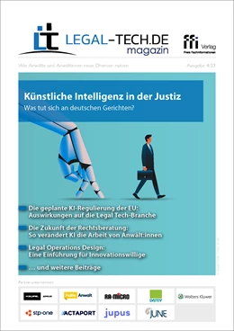 Abbildung von LEGAL-TECH.DE magazin • Ausgabe 4/2023 | | 2023 | beck-shop.de
