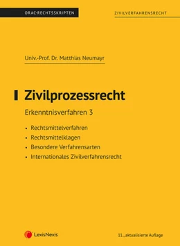 Abbildung von Neumayr | Zivilprozessrecht Erkenntnisverfahren 3 (Skriptum) | 11. Auflage | 2023 | beck-shop.de