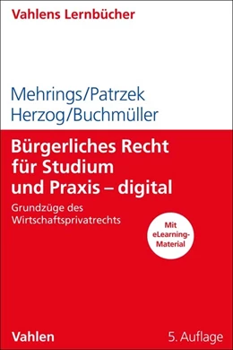 Abbildung von Mehrings / Buchmüller | Bürgerliches Recht für Studium und Praxis - digital | 5. Auflage | 2023 | beck-shop.de