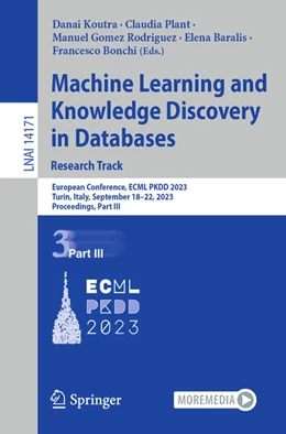 Abbildung von Koutra / Plant | Machine Learning and Knowledge Discovery in Databases: Research Track | 1. Auflage | 2023 | beck-shop.de