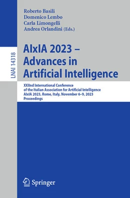 Abbildung von Basili / Lembo | AIxIA 2023 - Advances in Artificial Intelligence | 1. Auflage | 2023 | beck-shop.de