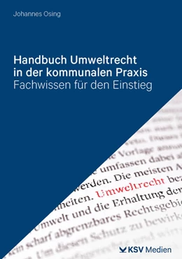 Abbildung von Osing | Handbuch Umweltrecht in der kommunalen Praxis | 1. Auflage | 2024 | beck-shop.de