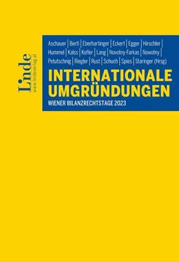 Abbildung von Aschauer / Bertl | Internationale Umgründungen | 1. Auflage | 2023 | beck-shop.de
