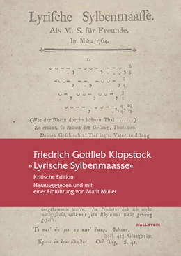 Abbildung von Klopstock / Müller | 'Lyrische Sylbenmaasse' | 1. Auflage | 2024 | beck-shop.de