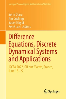 Abbildung von Olaru / Cushing | Difference Equations, Discrete Dynamical Systems and Applications | 1. Auflage | 2024 | beck-shop.de