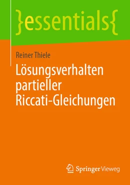 Abbildung von Thiele | Lösungsverhalten partieller Riccati-Gleichungen | 1. Auflage | 2023 | beck-shop.de