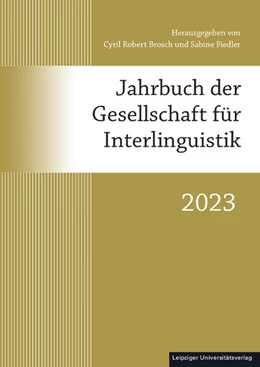 Abbildung von Brosch / Fiedler | Jahrbuch der Gesellschaft für Interlinguistik | 1. Auflage | 2023 | beck-shop.de