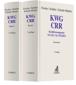 Abbildung von Fischer / Schäfer | KWG, CRR | 7. Auflage | 2026 | beck-shop.de