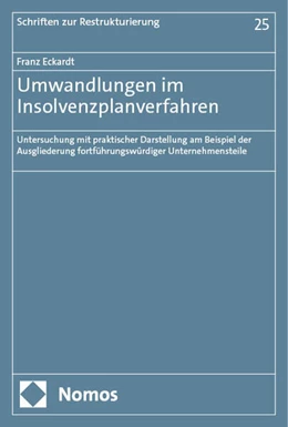 Abbildung von Eckardt | Umwandlungen im Insolvenzplanverfahren | 1. Auflage | 2024 | 25 | beck-shop.de