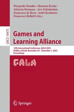 Abbildung von Dondio / Rocha | Games and Learning Alliance | 1. Auflage | 2023 | beck-shop.de