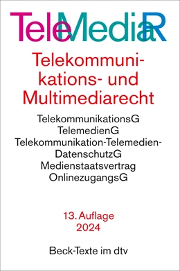 Abbildung von Telemediarecht: TeleMediaR | 13. Auflage | 2024 | 5598 | beck-shop.de