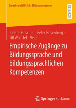 Abbildung von Goschler / Rosenberg | Empirische Zugänge zu Bildungssprache und bildungssprachlichen Kompetenzen | 1. Auflage | 2024 | beck-shop.de