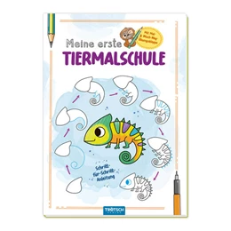 Abbildung von Trötsch Verlag GmbH & Co.KG | Trötsch Malbuch Meine erste Tiermalschule Chamäleon | 1. Auflage | 2024 | beck-shop.de