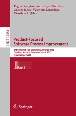 Abbildung von Kadgien / Jedlitschka | Product-Focused Software Process Improvement | 1. Auflage | 2023 | beck-shop.de