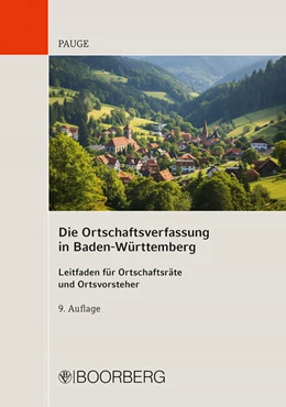 Abbildung von Pauge | Die Ortschaftsverfassung in Baden-Württemberg | 9. Auflage | 2024 | beck-shop.de