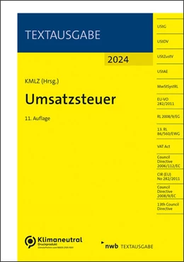 Abbildung von KMLZ (Hrsg.) | Umsatzsteuer | 11. Auflage | 2024 | beck-shop.de