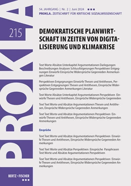 Abbildung von Prokla 215 | Demokratische Planwirtschaft in Zeiten von Digitalisierung und Klimakrise | 1. Auflage | 2024 | beck-shop.de