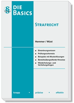 Abbildung von Hemmer / Wüst | Basics Strafrecht | 9. Auflage | 2023 | beck-shop.de