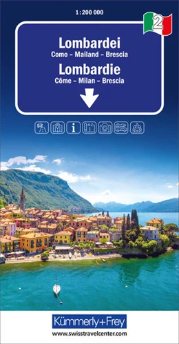 Abbildung von Hallwag Kümmerly+Frey AG | Kümmerly+Frey Regional-Strassenkarte 2 Lombardei 1:200.000 | 2. Auflage | 2024 | beck-shop.de