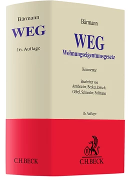 Abbildung von Bärmann | WEG | 16. Auflage | 2025 | beck-shop.de