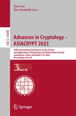 Abbildung von Guo / Steinfeld | Advances in Cryptology - ASIACRYPT 2023 | 1. Auflage | 2023 | beck-shop.de