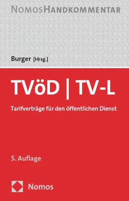 Abbildung von Burger (Hrsg.) | TVöD - TV-L | 5. Auflage | 2024 | beck-shop.de