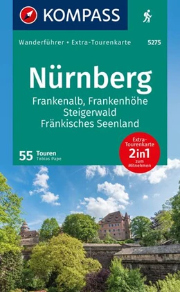 Abbildung von KOMPASS Wanderführer Nürnberg, Frankenalb, Frankenhöhe, Steigerwald, Fränkisches Seenland, 55 Touren mit Extra-Tourenkarte | 1. Auflage | 2024 | beck-shop.de