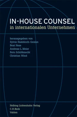 Abbildung von Hambloch-Gesinn / Hess | In-house Counsel in internationalen Unternehmen | 1. Auflage | 2010 | beck-shop.de