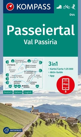 Abbildung von KOMPASS Wanderkarte 044 Passeiertal / Val Passiria 1:25.000 | 2. Auflage | 2024 | beck-shop.de
