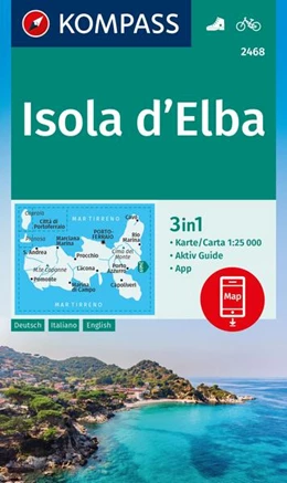 Abbildung von KOMPASS Wanderkarte 2468 Isola d' Elba 1:25.000 | 2. Auflage | 2025 | beck-shop.de