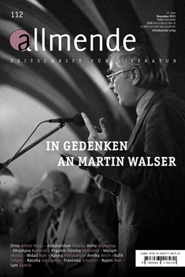 Abbildung von Schmidt-Bergmann / Walz | Allmende 112 - Zeitschrift für Literatur | 1. Auflage | 2024 | beck-shop.de