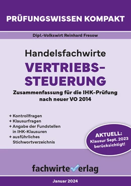 Abbildung von Fresow, R: Handelsfachwirte: Vertriebssteuerung | 1. Auflage | | beck-shop.de