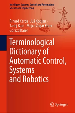 Abbildung von Karba / Kocijan | Terminological Dictionary of Automatic Control, Systems and Robotics | 1. Auflage | 2024 | beck-shop.de