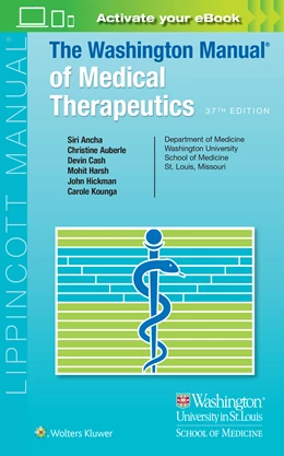 Abbildung von Ancha / Auberle | The Washington Manual of Medical Therapeutics | 37. Auflage | 2022 | beck-shop.de