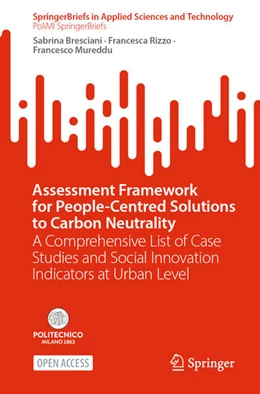 Abbildung von Bresciani / Rizzo | Assessment Framework for People-Centred Solutions to Carbon Neutrality | 1. Auflage | 2024 | beck-shop.de