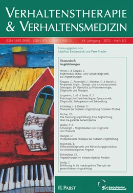 Abbildung von Backenstraß / Fiedler | Verhaltenstherapie & Verhaltensmedizin | 1. Auflage | 2023 | beck-shop.de