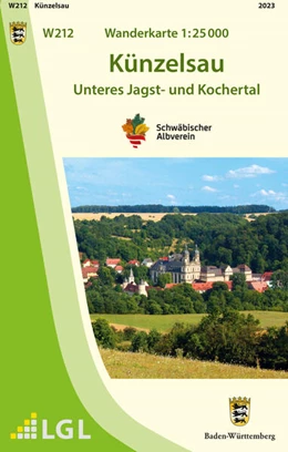 Abbildung von Lgl | W212 Wanderkarte 1:25 000 Künzelsau | 1. Auflage | 2024 | beck-shop.de