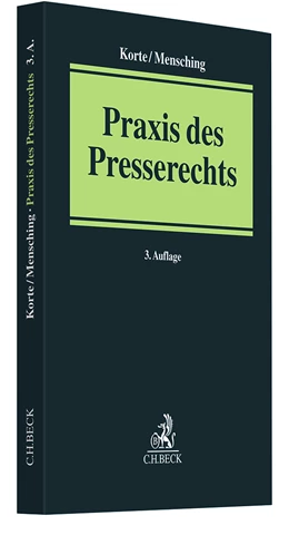 Abbildung von Korte / Mensching | Praxis des Presserechts | 3. Auflage | 2025 | beck-shop.de