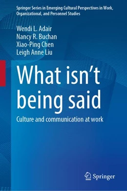 Abbildung von Adair / Buchan | What Isn’t Being Said | 1. Auflage | 2024 | beck-shop.de